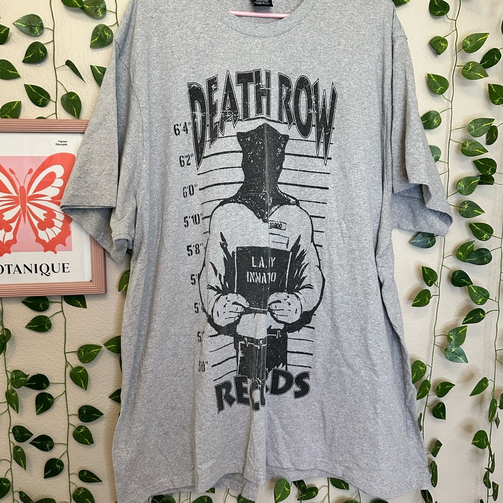 Unisex / men’s death row records tee size 5XL